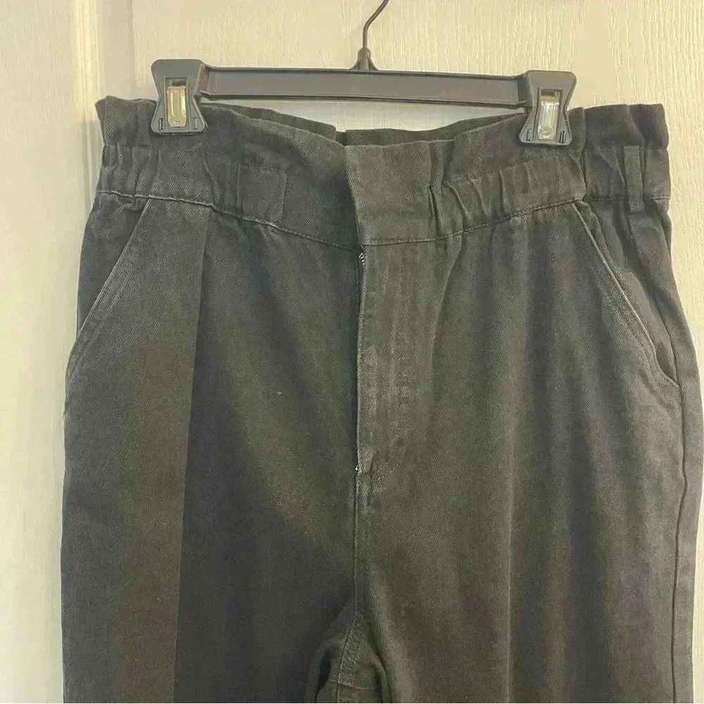 Acid-Washed Pair Of Paperbag Jeans By CULPOS X INC. - Picture 7 of 15